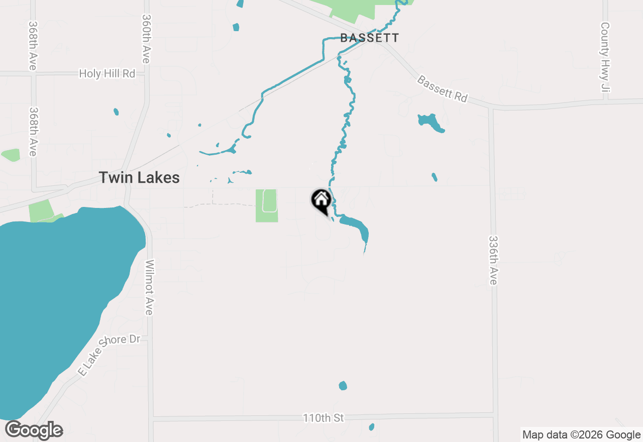 Map of 441 Tindalls Nest, Twin Lakes, WI 53181