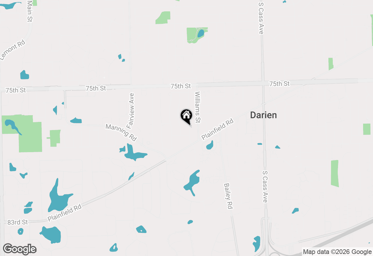 Map of 7724 Knottingham Lane, Downers Grove, IL 60516