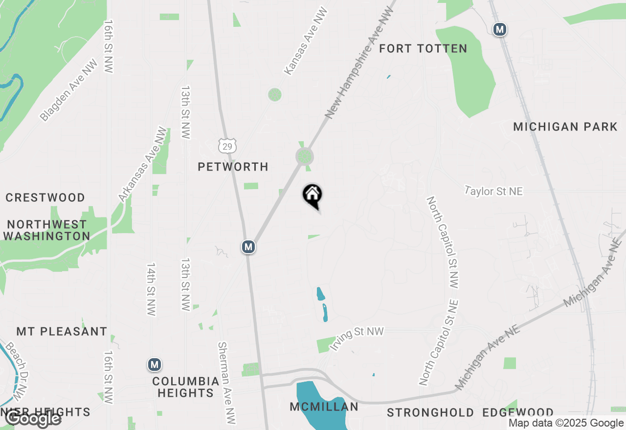 Map of 443 Randolph Street Nw, Washington, DC 20011