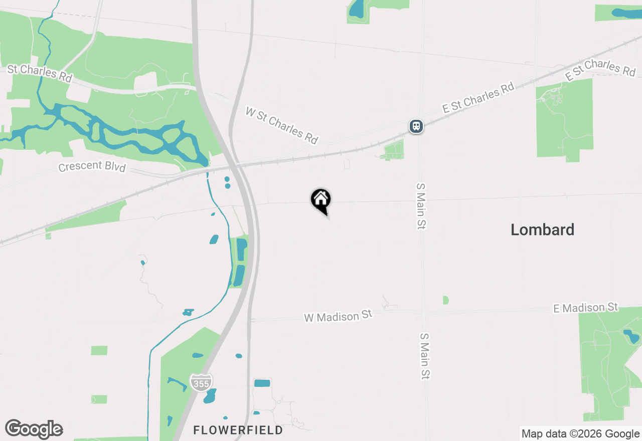 Map of 325 S Edson Avenue, Lombard, IL 60148