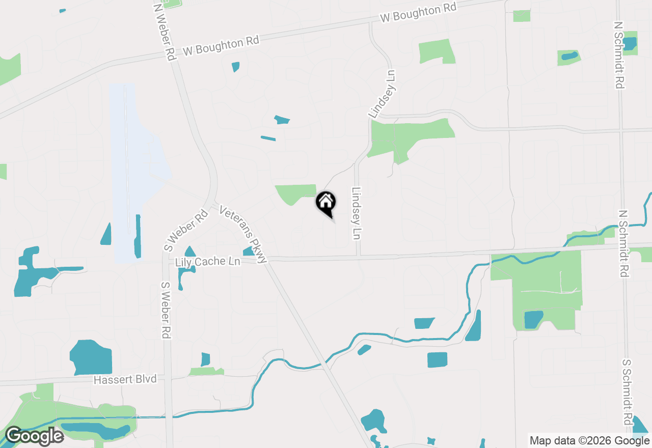 Map of 333 Claridge Circle, Bolingbrook, IL 60440