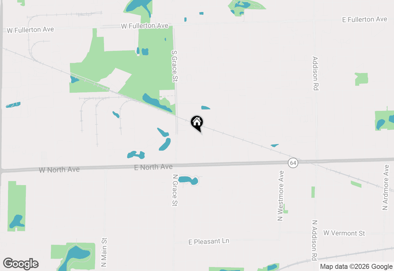 Map of 2N161 Fairfield Avenue, Lombard, IL 60148