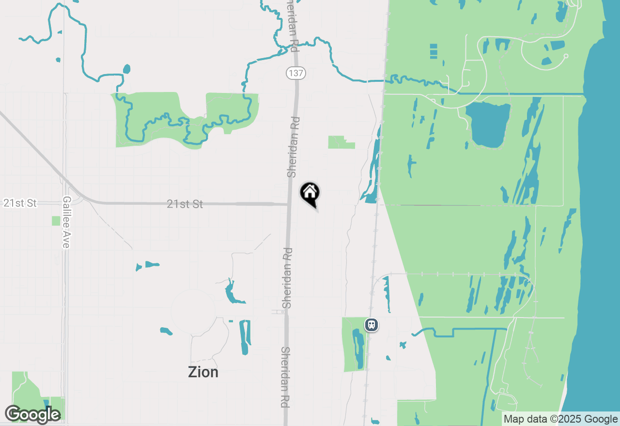 Map of 2107 Elim Avenue #2, Zion, IL 60099