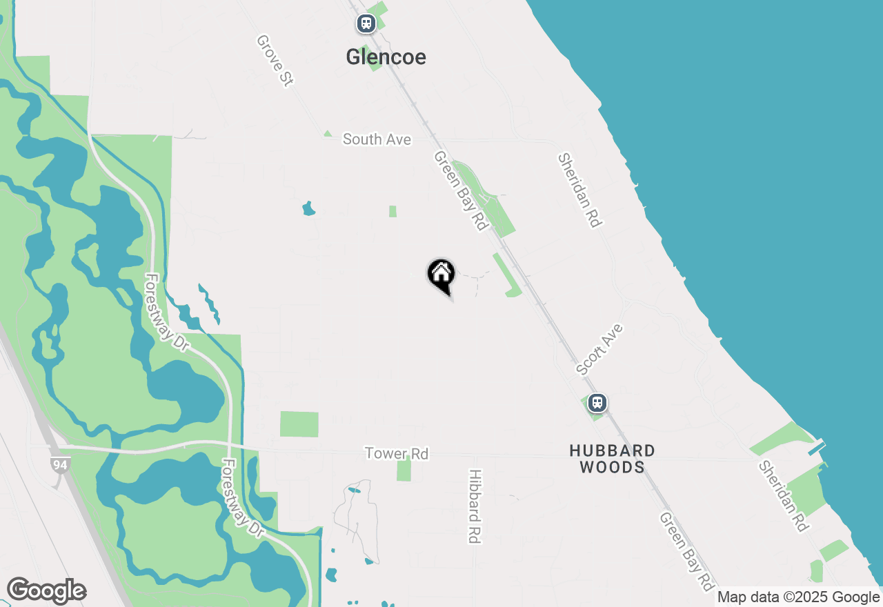 Map of 265 Randolph Street, Glencoe, IL 60022