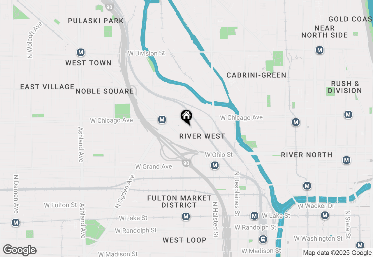 Map of 942-944 W Huron Street, Chicago, IL 60642