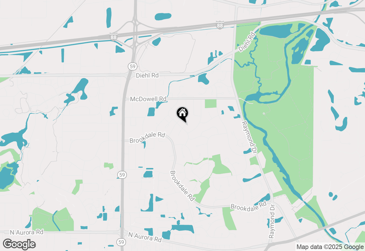 Map of 1525 London Court, Naperville, IL 60563