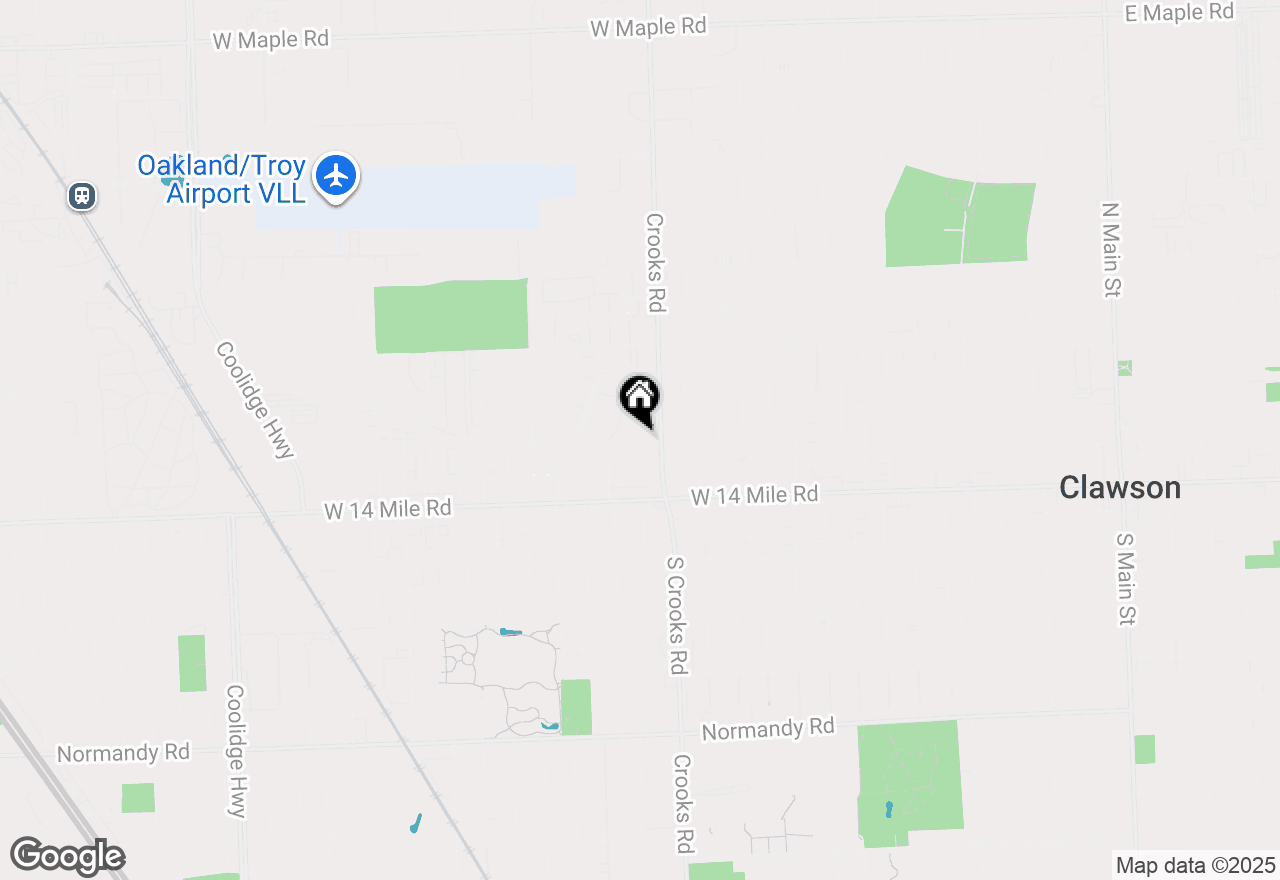 Map of 4909 Crooks Road #C7, Royal Oak, MI 48073