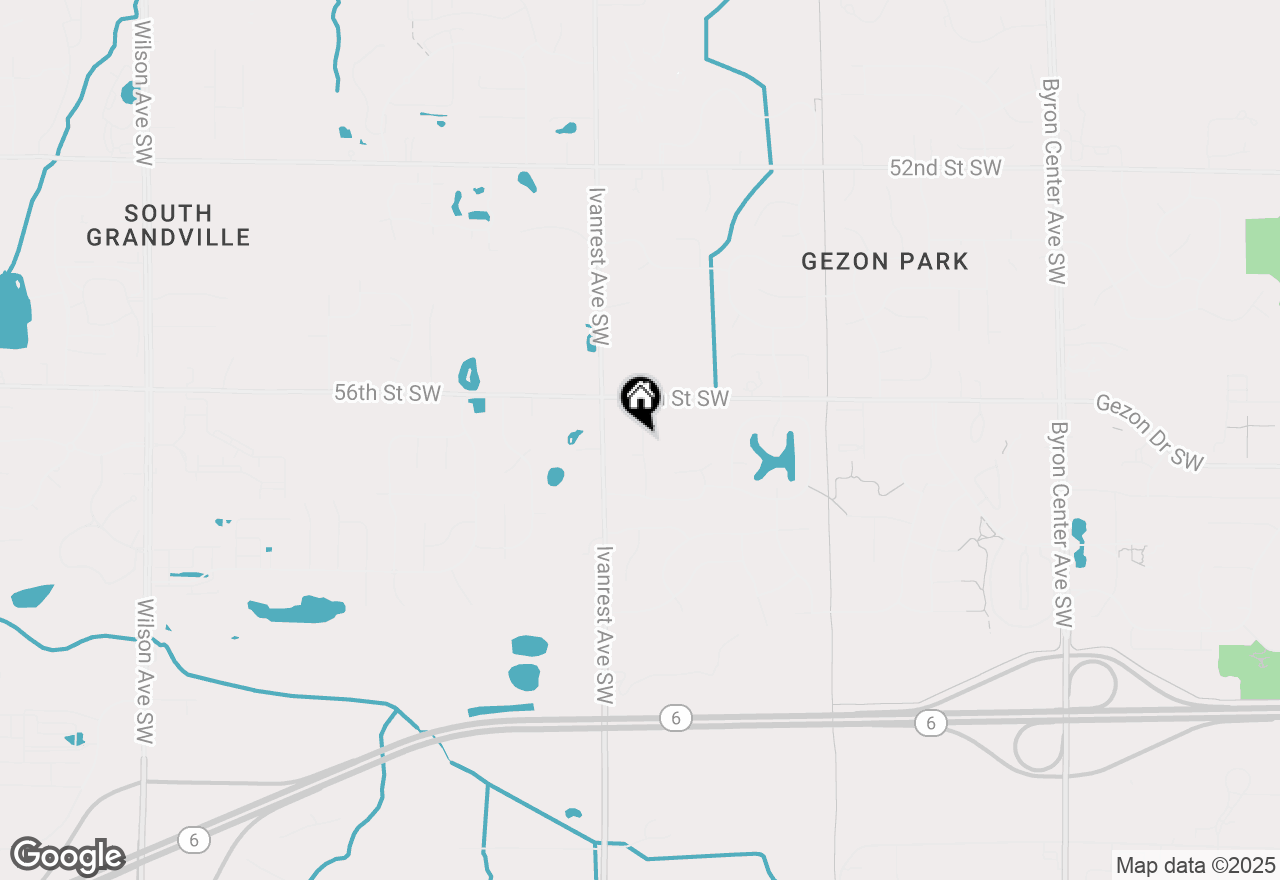 Map of 5753 Rodney Drive Sw, Wyoming, MI 49418