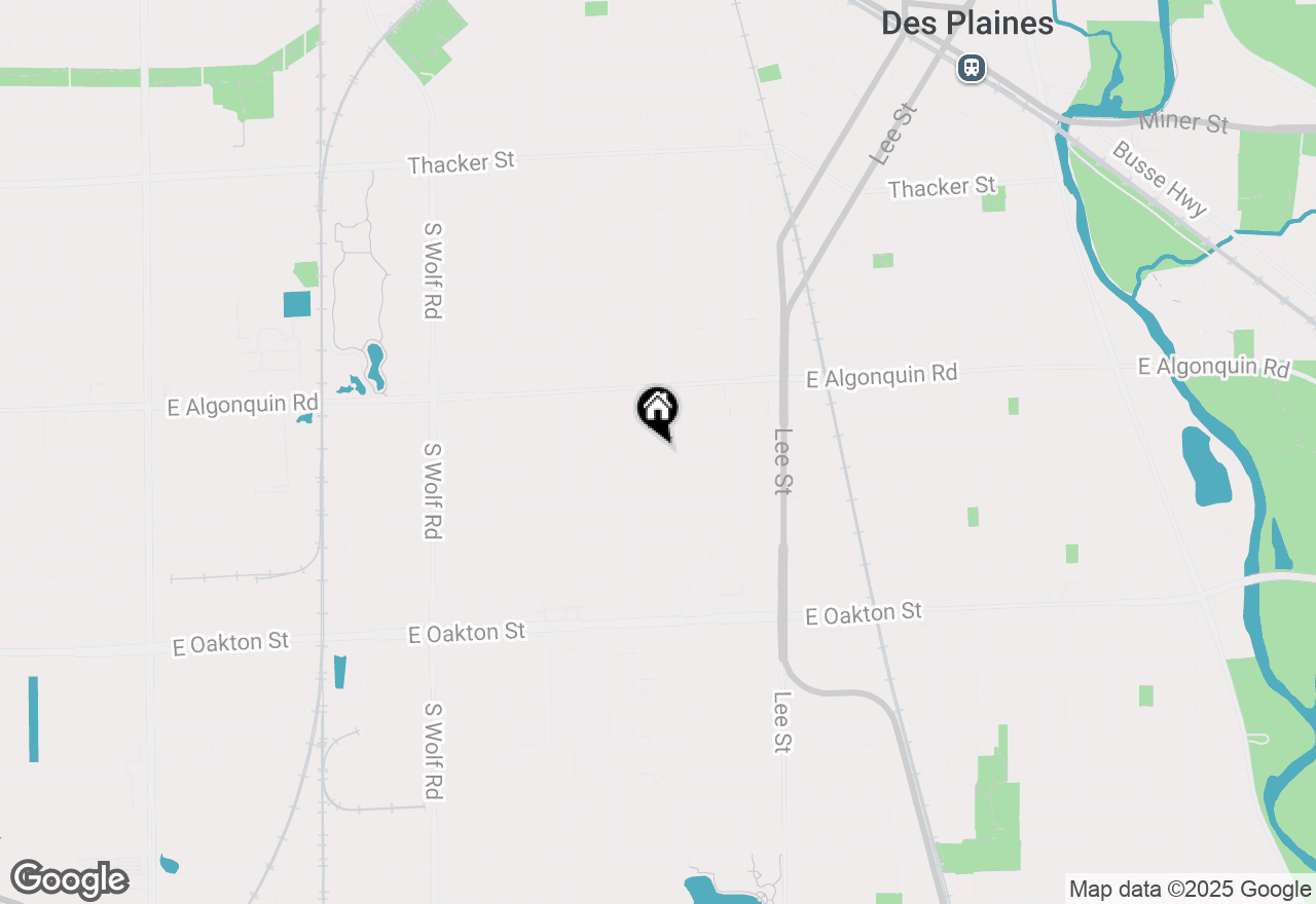Map of 1315 Webster Lane, Des Plaines, IL 60018