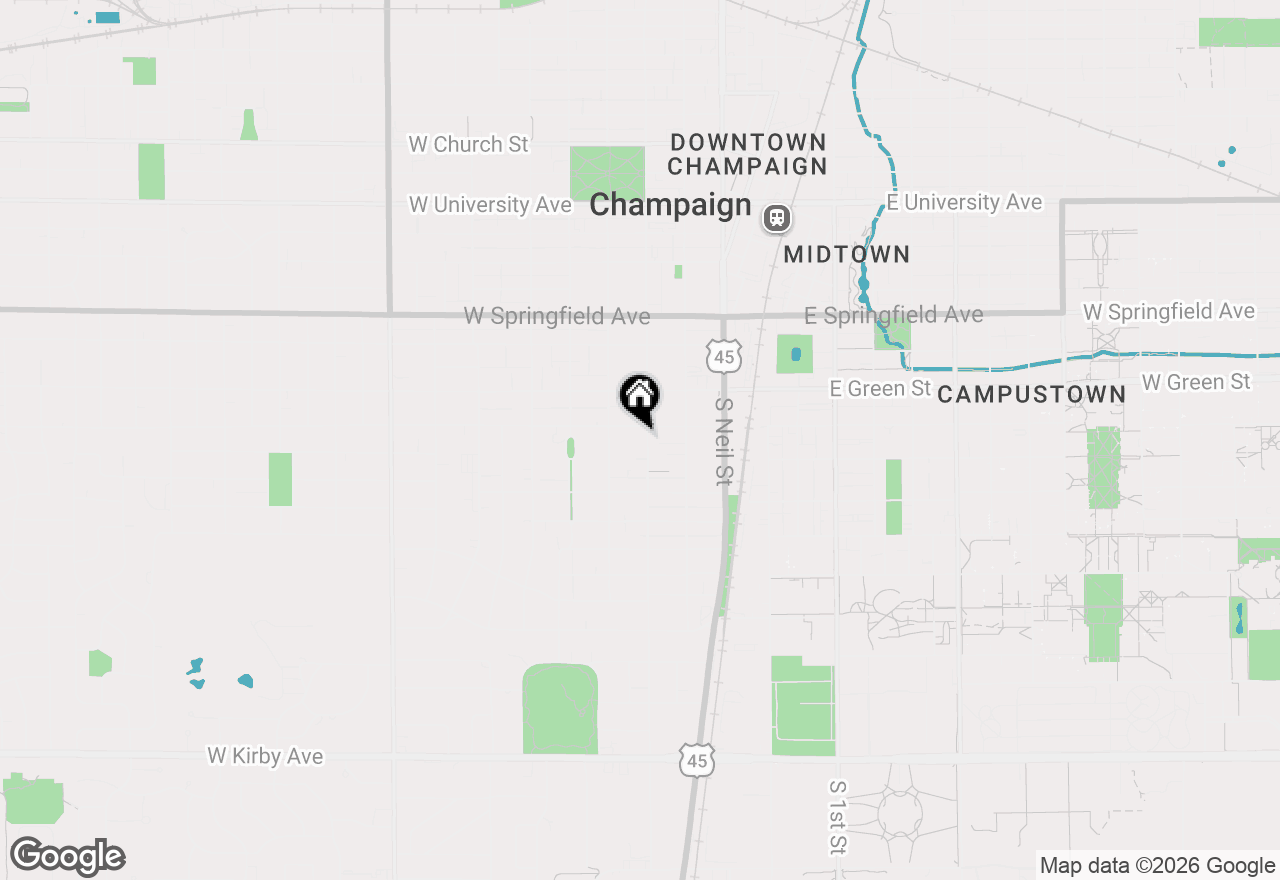 Map of 705 S State Street, Champaign, IL 61820