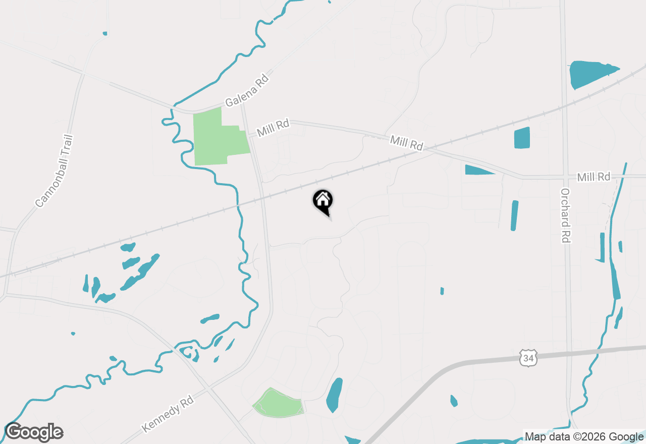 Map of 3317 Farren Street, Yorkville, IL 60560