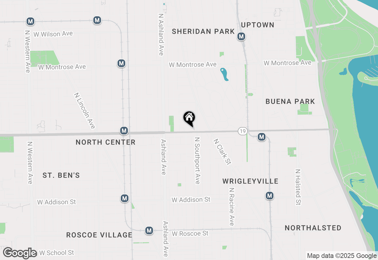 Map of 1428 W Irving Park Road #4, Chicago, IL 60613