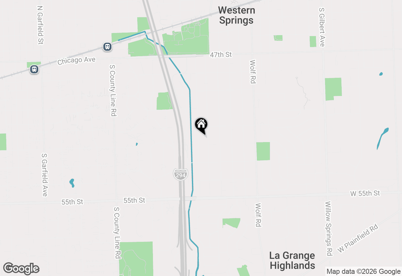 Map of 5131 Fair Elms Avenue, Western Springs, IL 60558