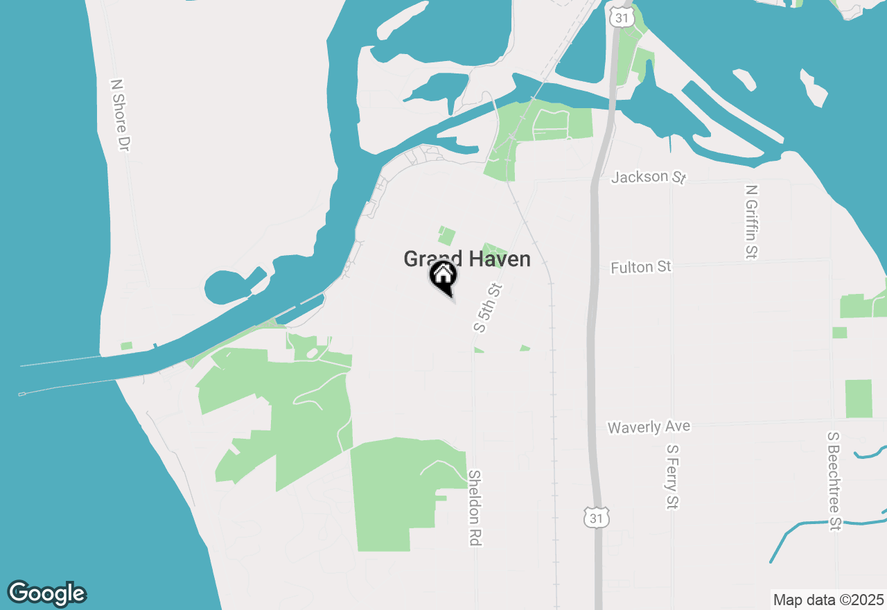 Map of 323 Lafayette Avenue, Grand Haven, MI 49417