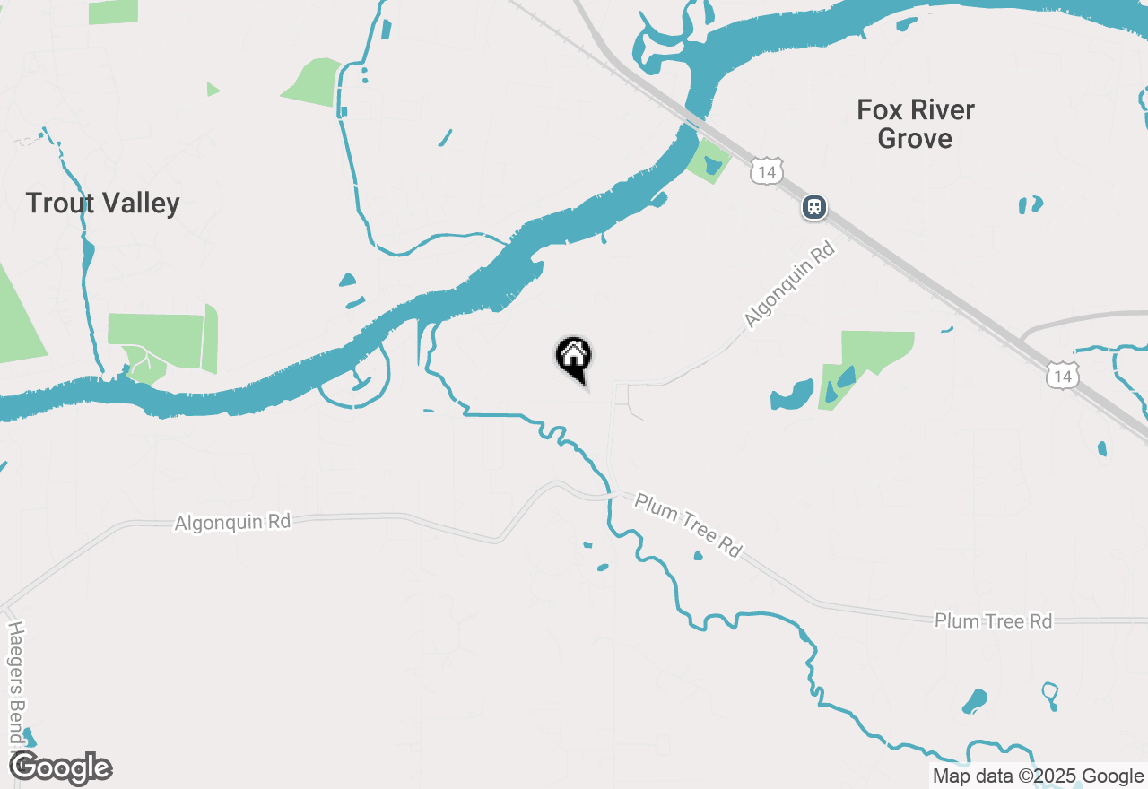 Map of 1018 W Pine, Fox River Grove, IL 60021