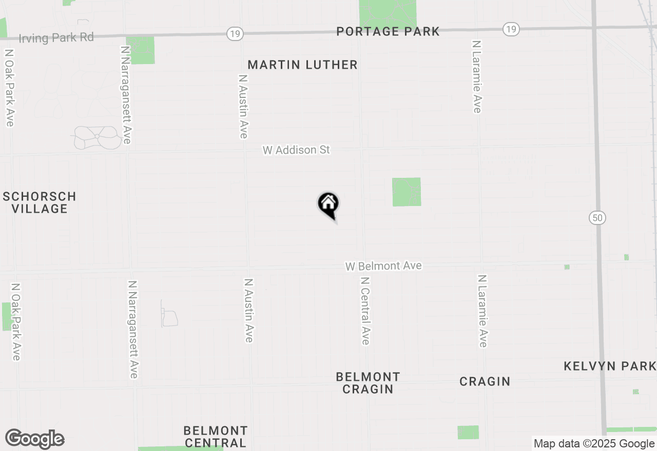 Map of 5709 W Henderson Street, Chicago, IL 60634