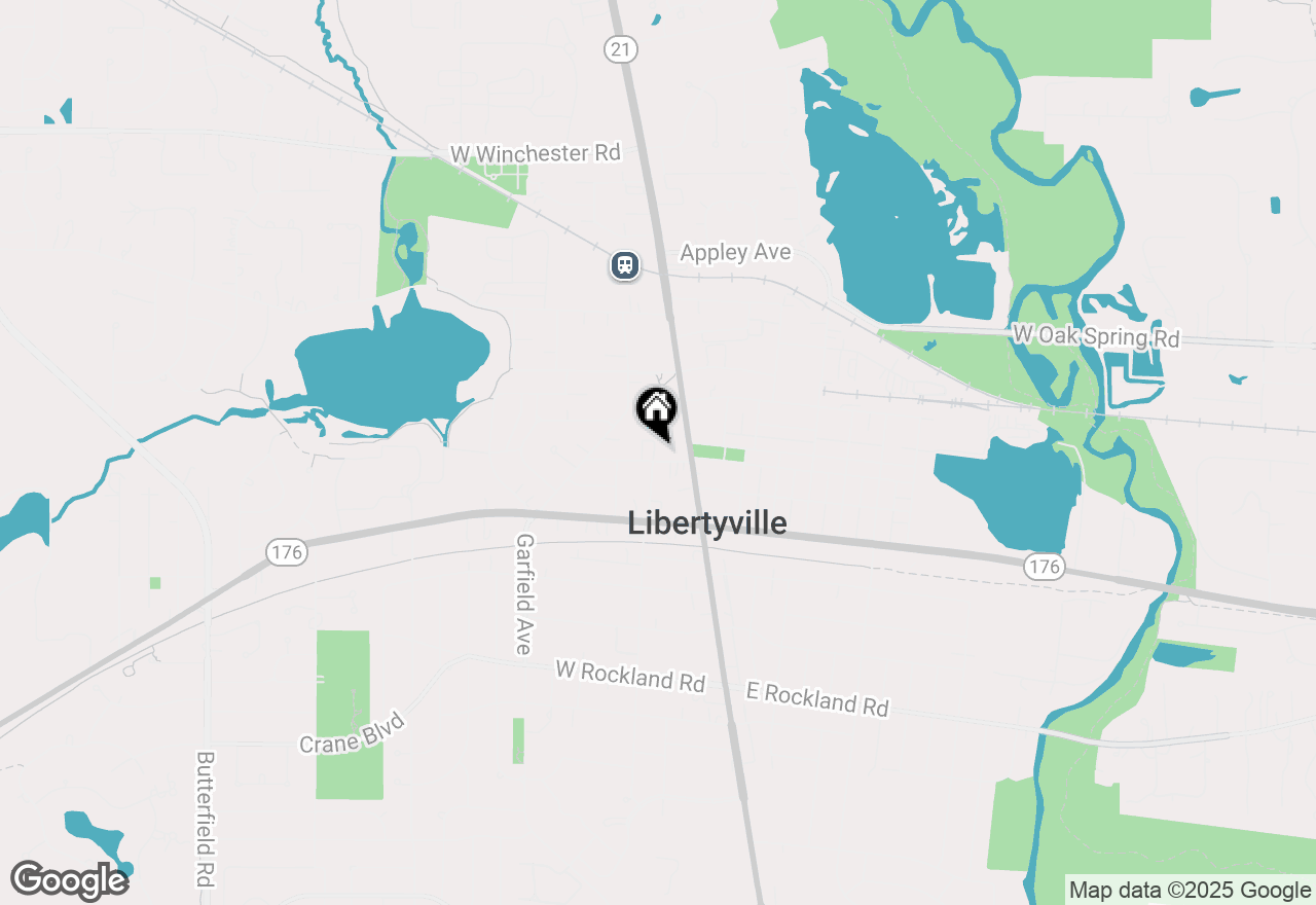 Map of 134 W Maple Avenue, Libertyville, IL 60048