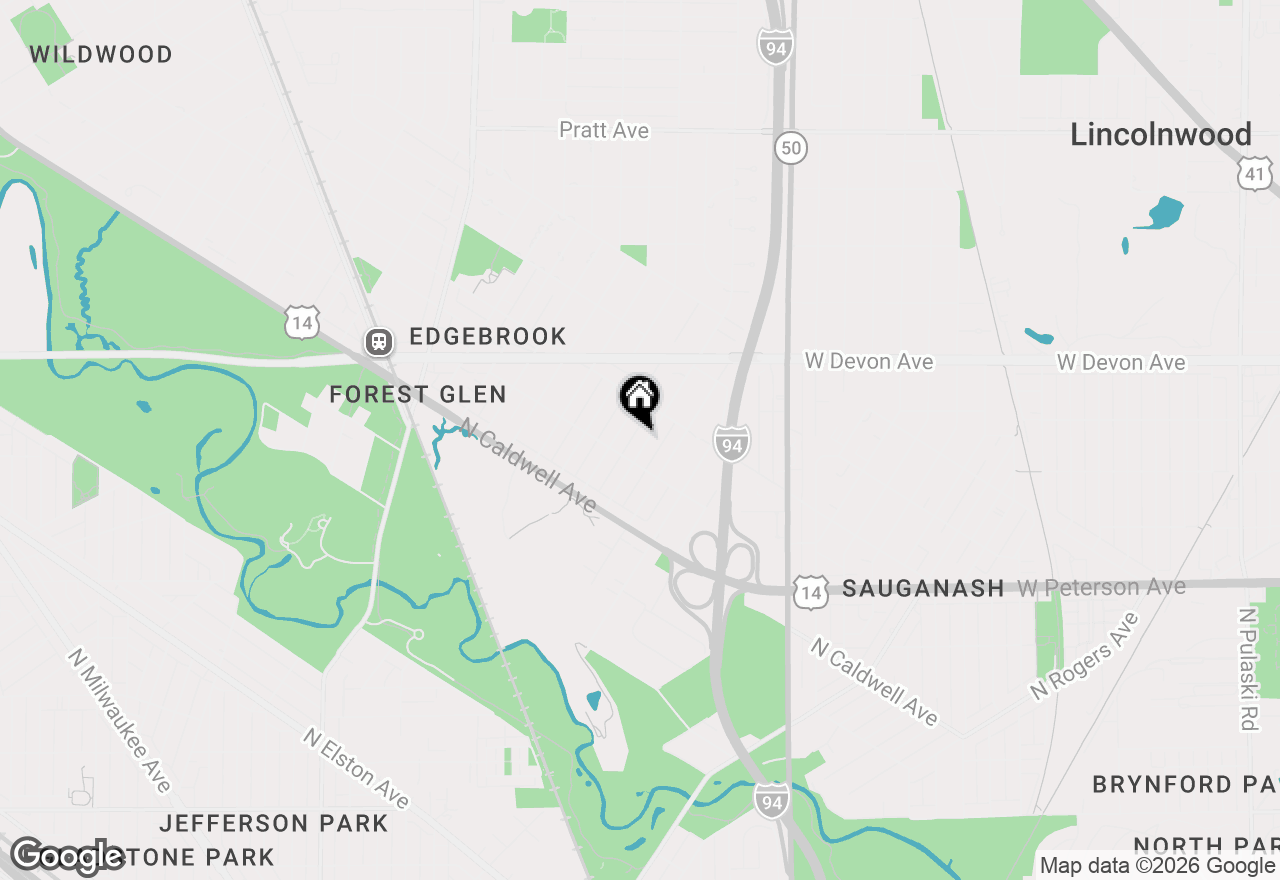 Map of 6222 N Lenox Avenue, Chicago, IL 60646