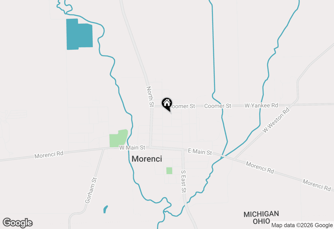 Map of 118 E Chestnut Street, Morenci, MI 49256