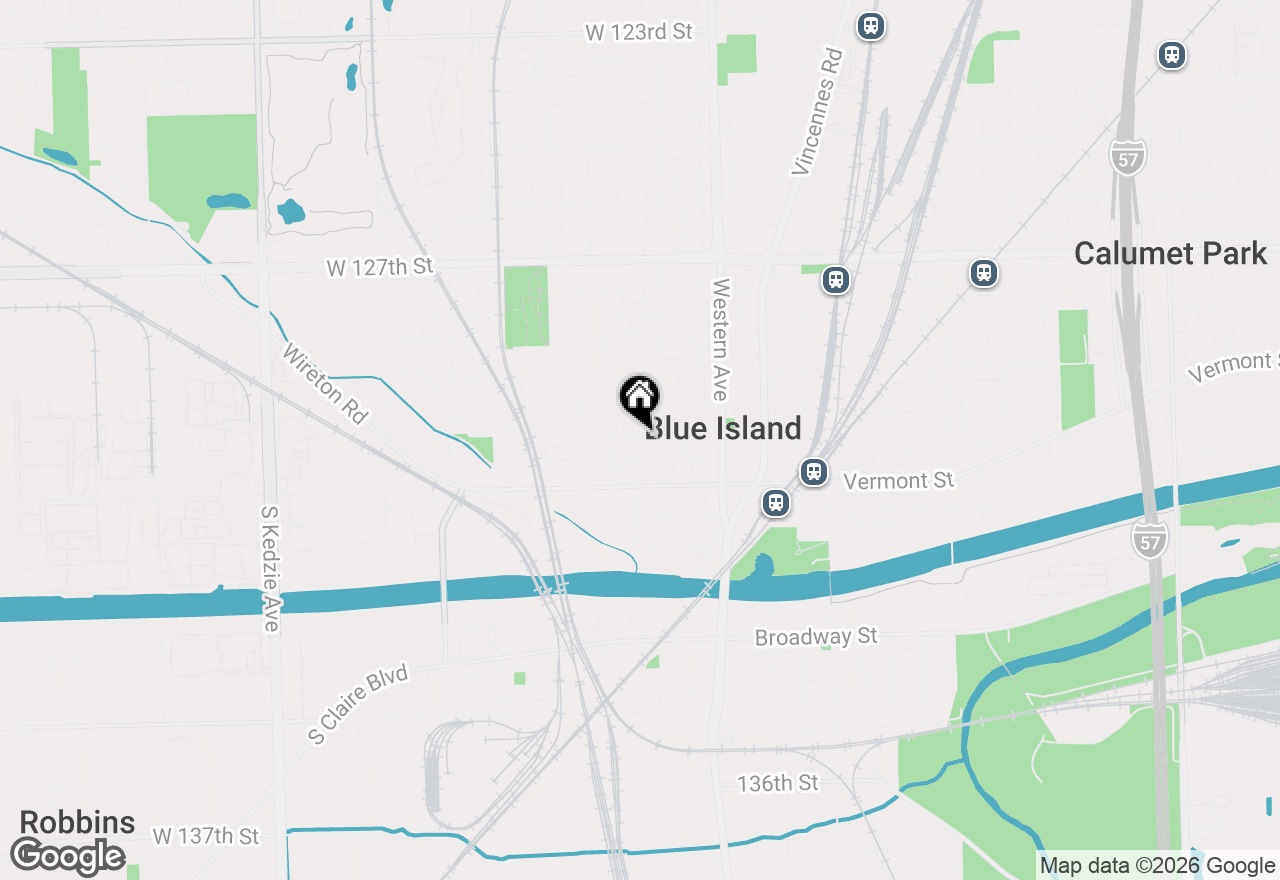 Map of 2525 York Street, Blue Island, IL 60406