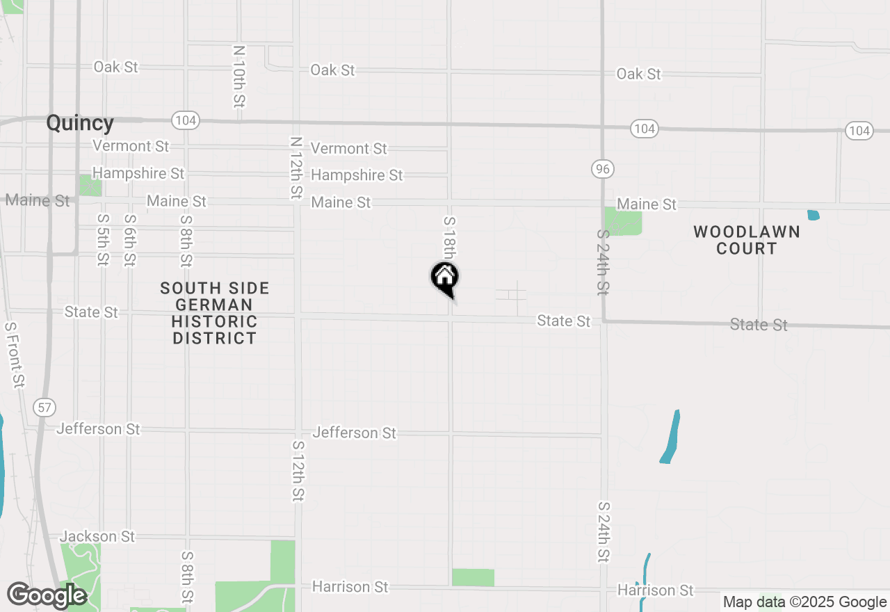 Map of 430 S 18th, Quincy, IL 62301