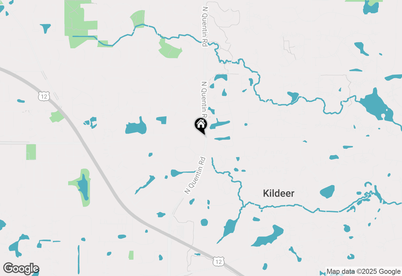 Map of 21548 N Quentin Road, Kildeer, IL 60047