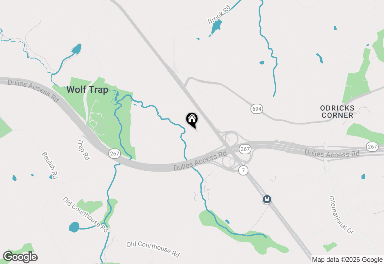 Map of 1444 Carrington Ridge Lane, Vienna, VA 22182