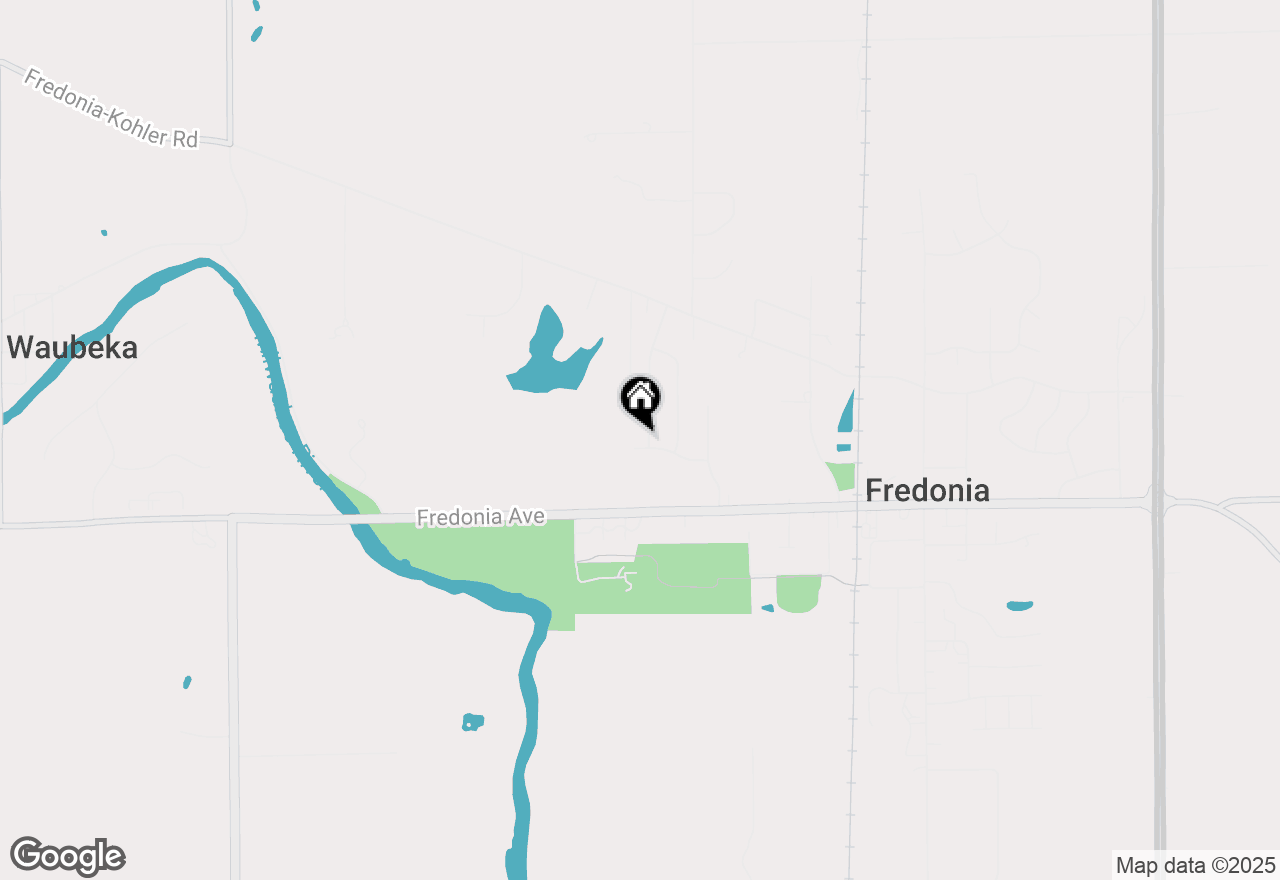 Map of 139 Fox Glen Rd, Fredonia, WI 53021
