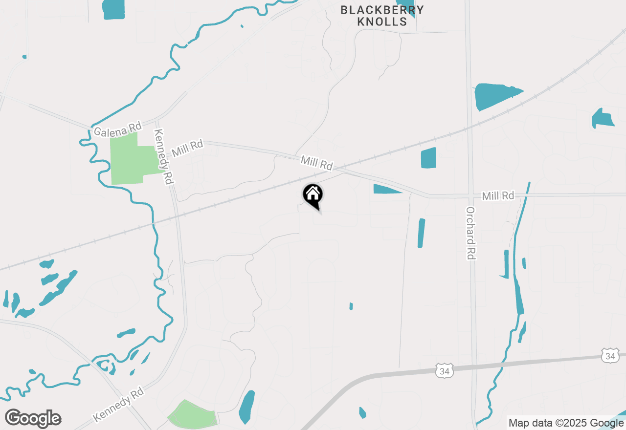 Map of 2627 Seeley Street, Yorkville, IL 60560