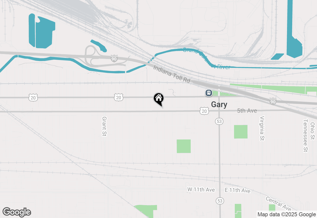 Map of 810 W 5th Avenue, Gary, IN 46402
