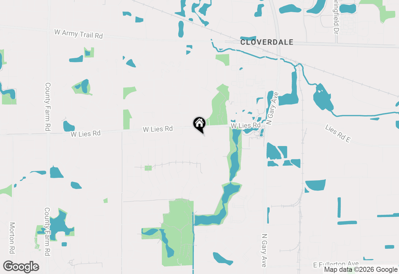 Map of 329 Antelope Trail, Carol Stream, IL 60188