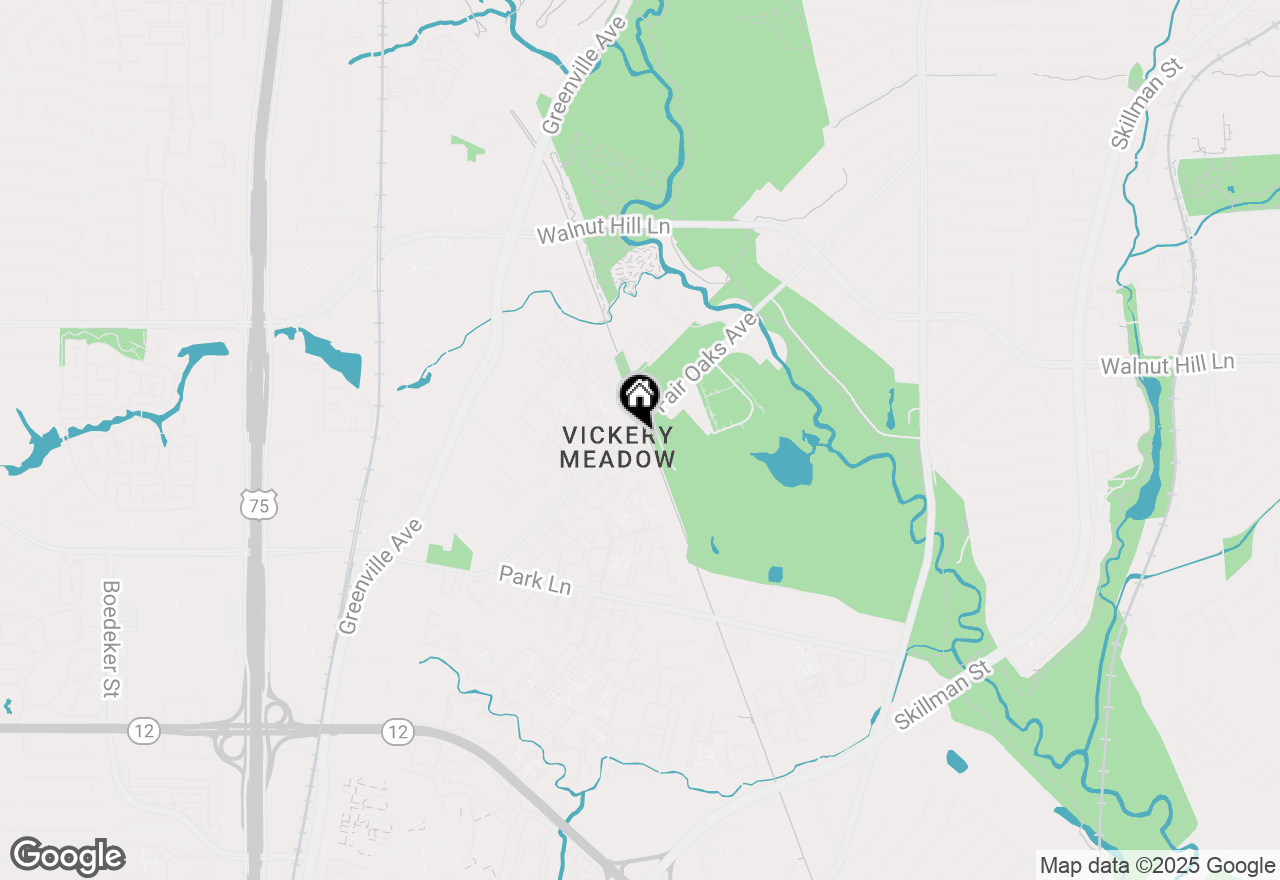 Map of 7474 Fair Oaks Avenue #8401, Dallas, TX 75231