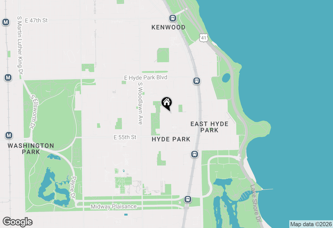 Map of 5400 S Dorchester Avenue #3, Chicago, IL 60615