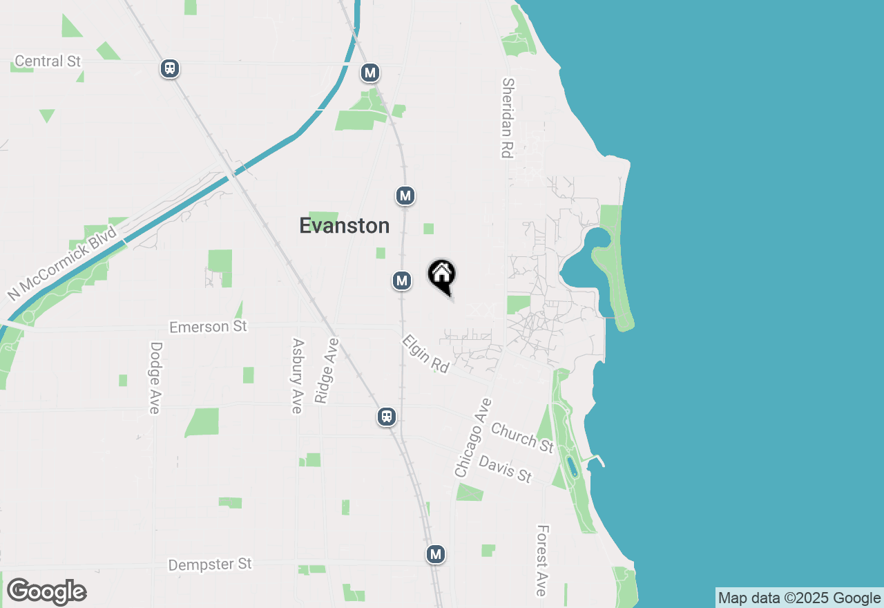 Map of 1929 Sherman Avenue #2E, Evanston, IL 60201