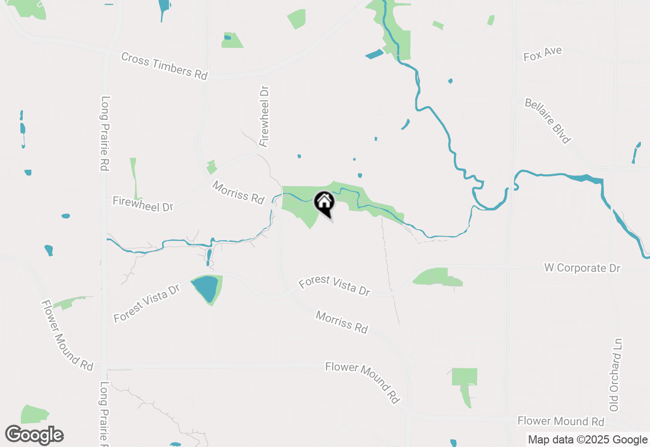 Map of 1529 River Birch Drive, Flower Mound, TX 75028