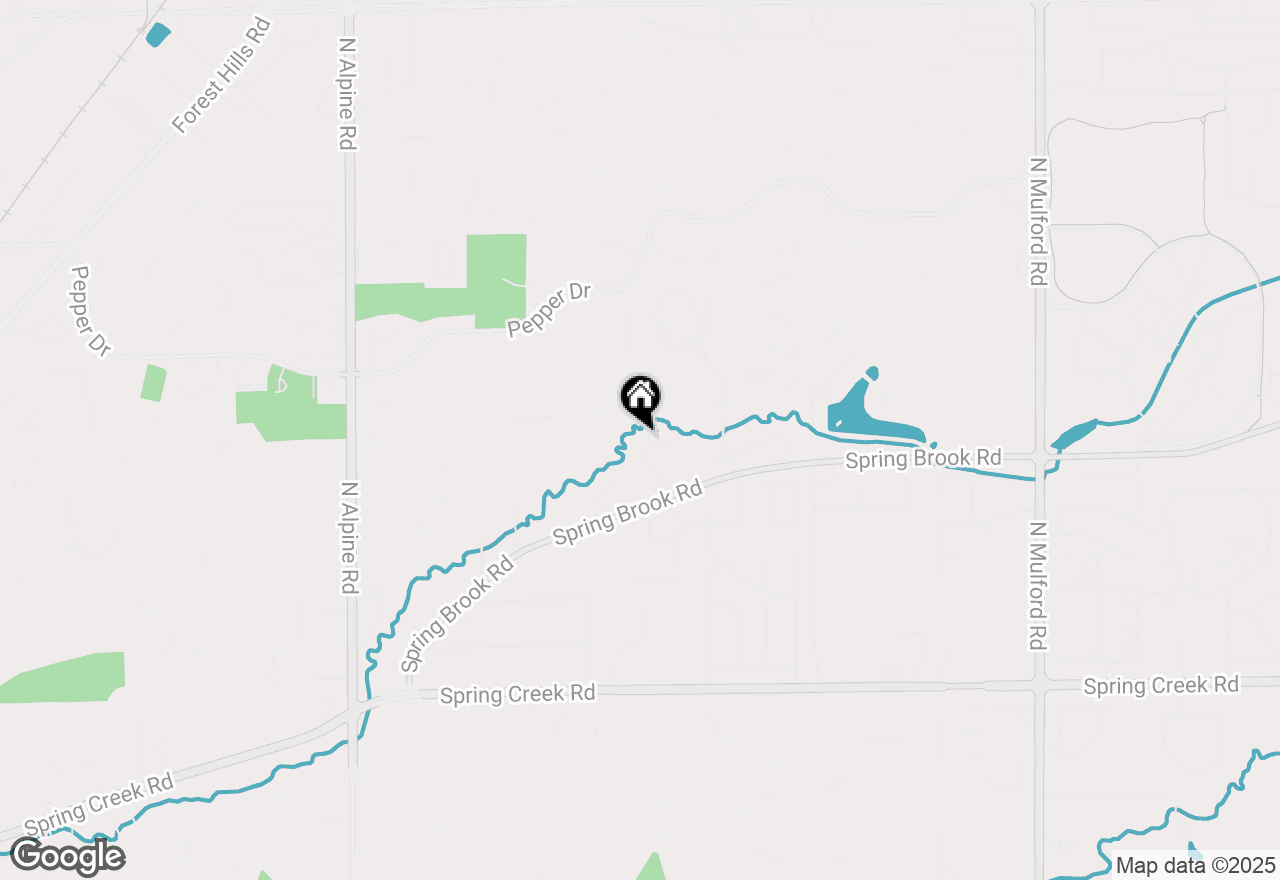 Map of 3044 Imperial Oaks Drive, Rockford, IL 61114