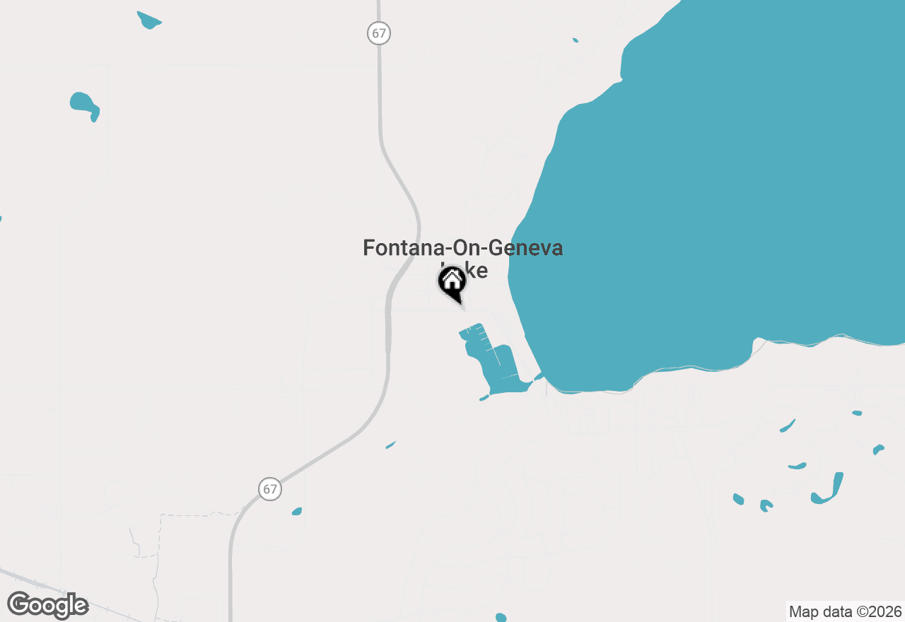 Map of 269 Fontana Boulevard #1403, Fontana, WI 53125