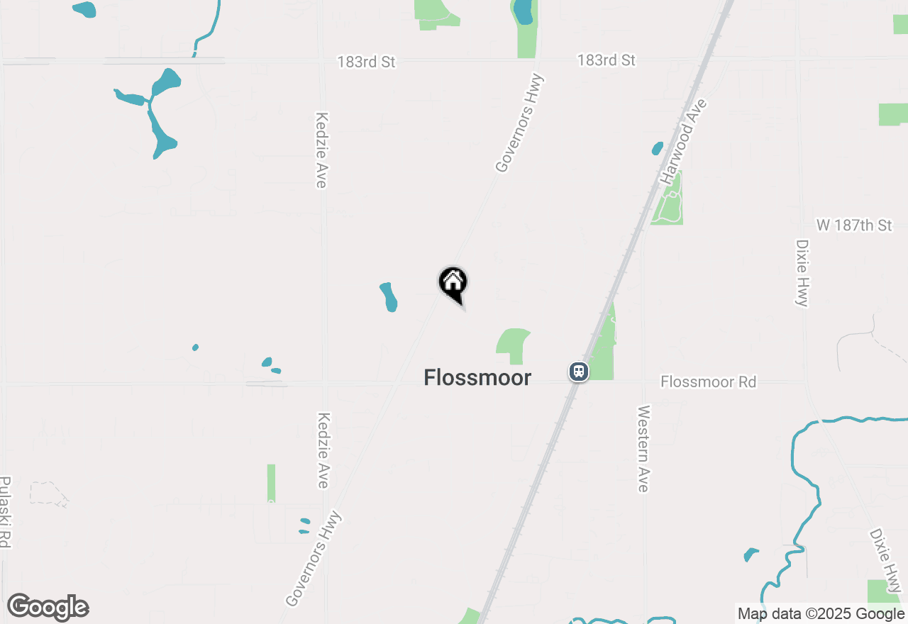 Map of 2839 School Street, Flossmoor, IL 60422