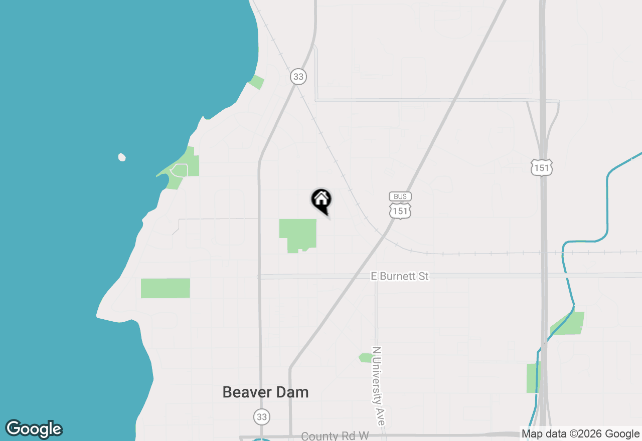 Map of 615 De Clark Street, Beaver Dam, WI 53916