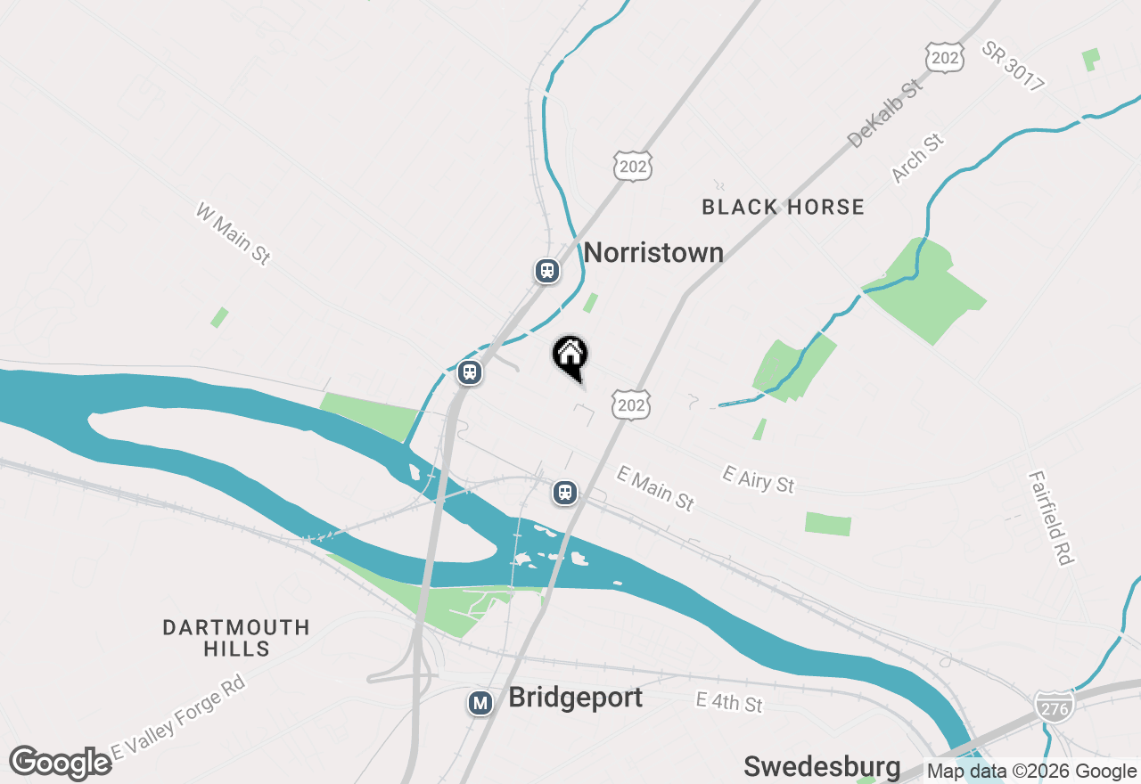 Map of 501 Swede Street, Norristown, PA 19401