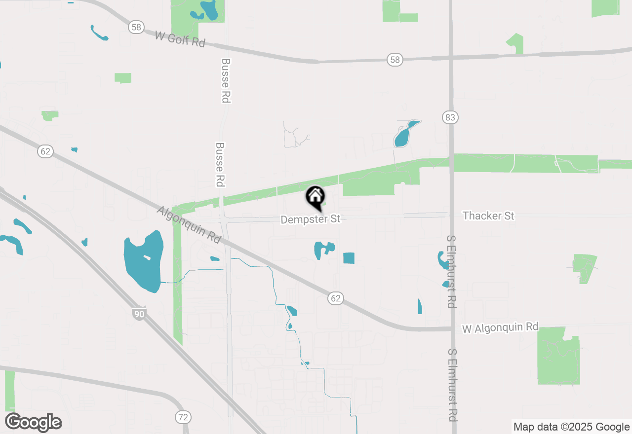 Map of 712 W Dempster Street #FG10, Mount Prospect, IL 60056