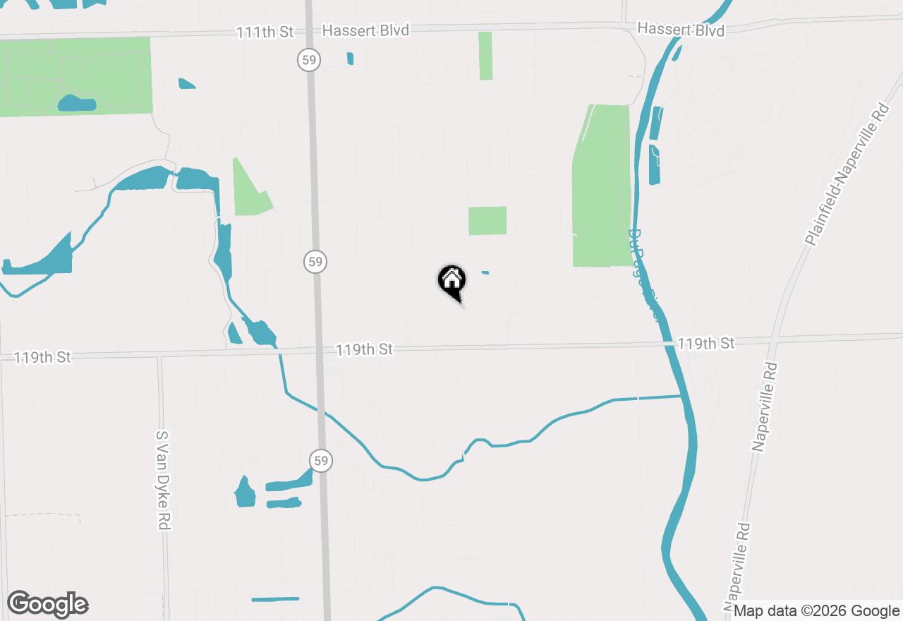 Map of 2547 Tailshot Road, Naperville, IL 60564