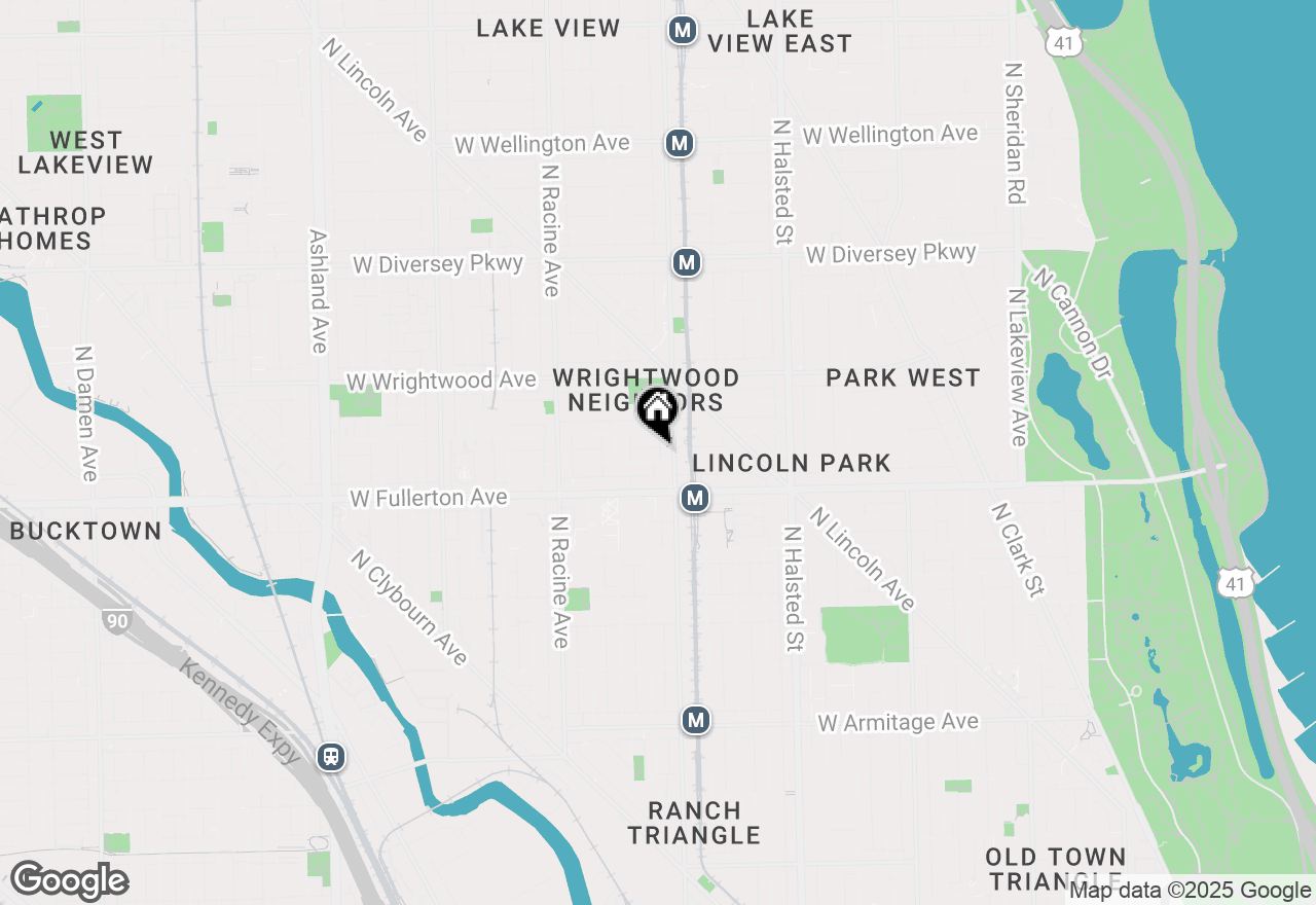Map of 1014 W Montana Street, Chicago, IL 60614