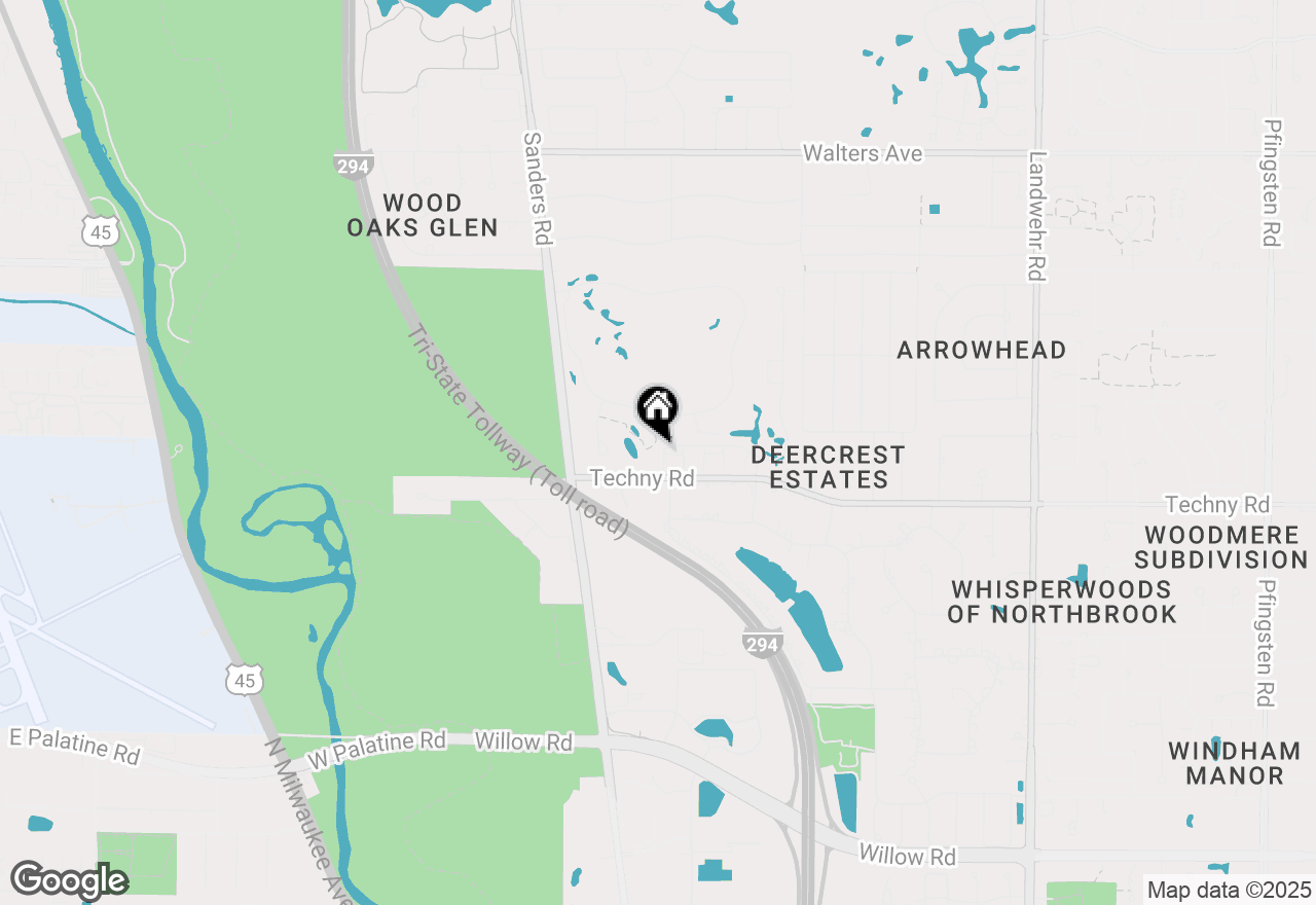 Map of 3849 Provenance Way, Northbrook, IL 60062