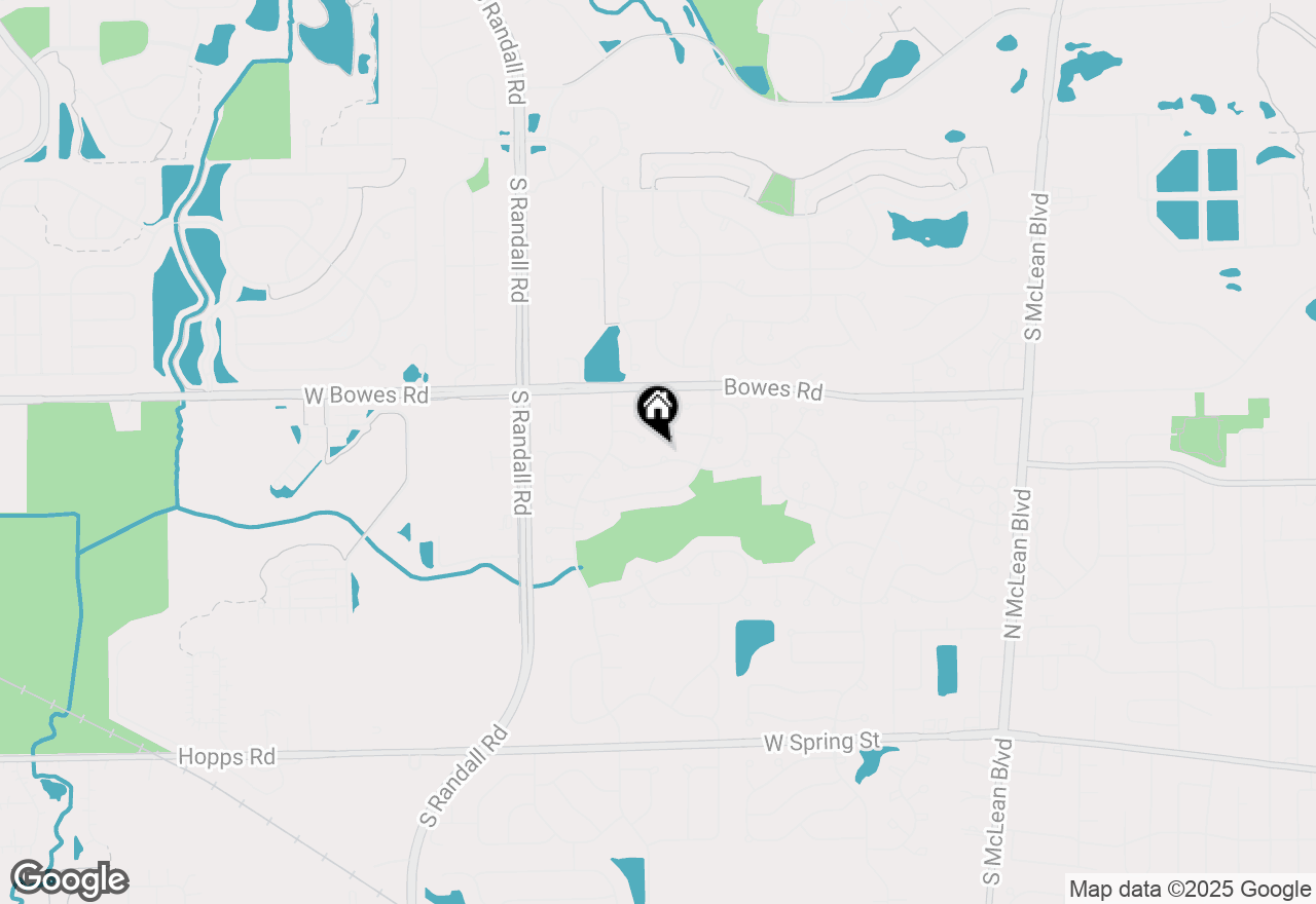 Map of (Address confidential), Elgin, Illinois 60123