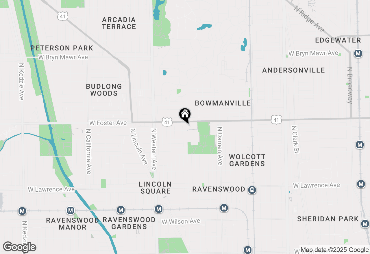 Map of 5146 N Leavitt Street, Chicago, IL 60625