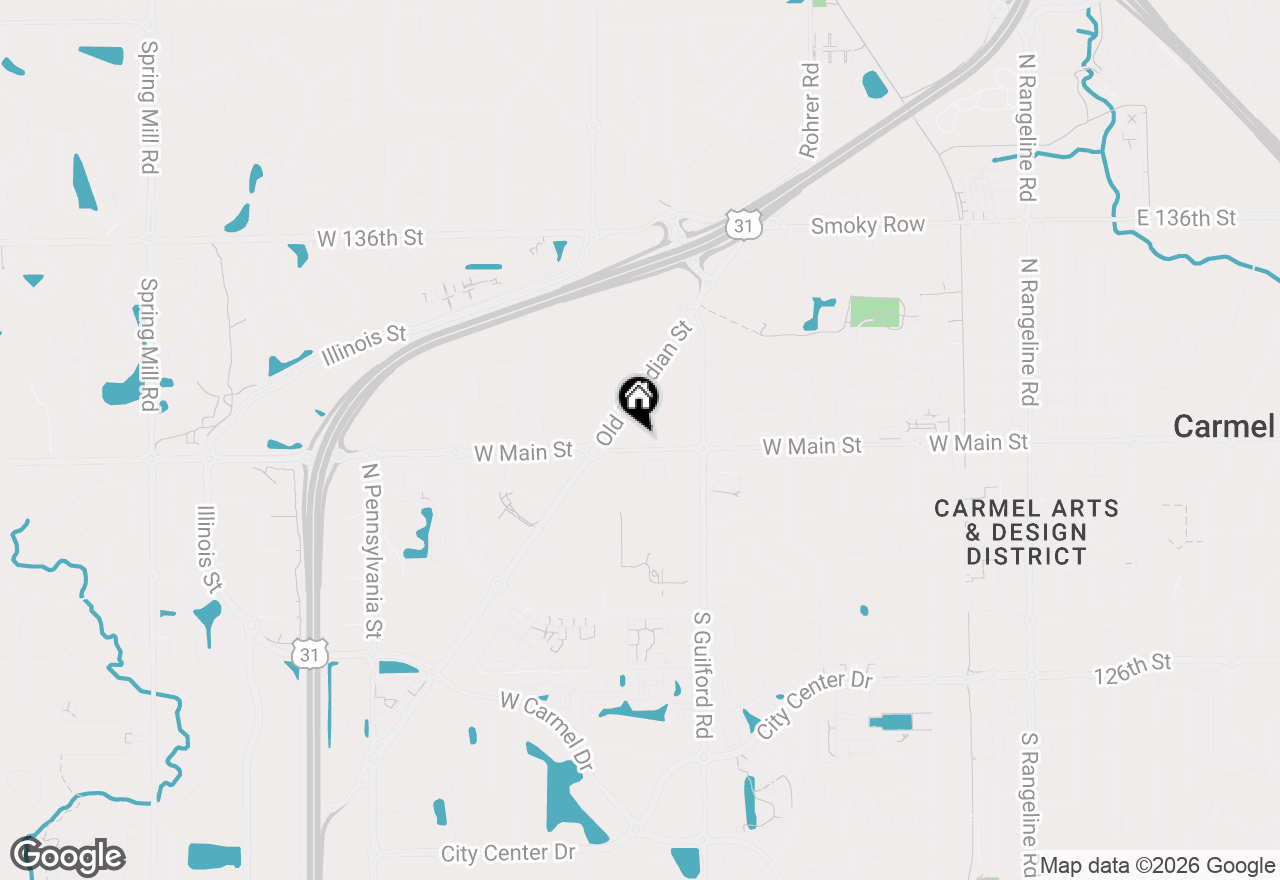 Map of 904 W Main Street, Carmel, IN 46032