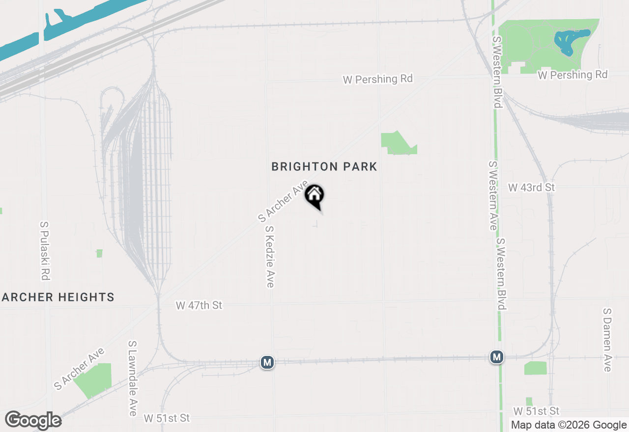 Map of 4357 S Whipple Street #2, Chicago, IL 60632