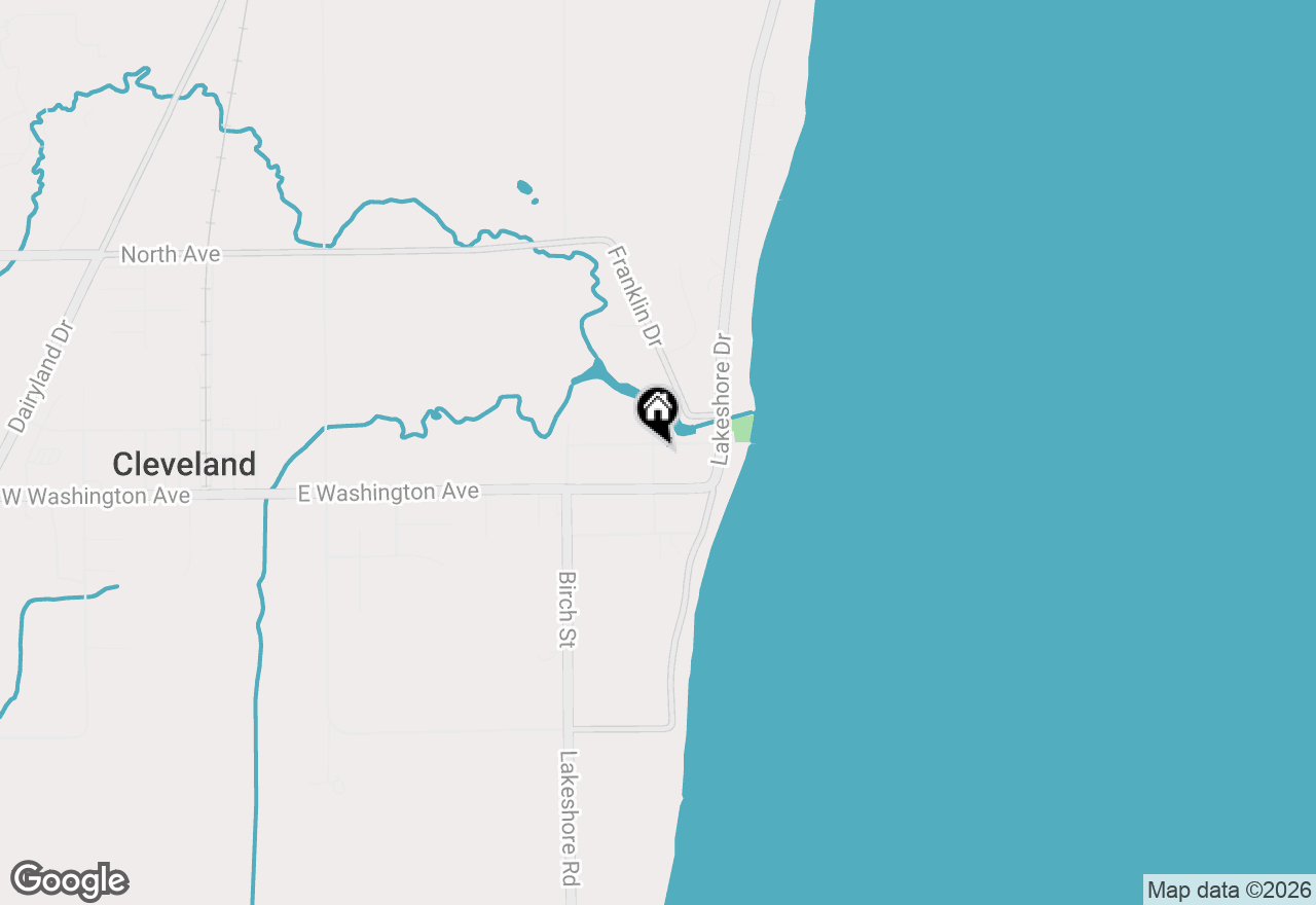 Map of 265 Lincoln Ave, Cleveland, WI 53015