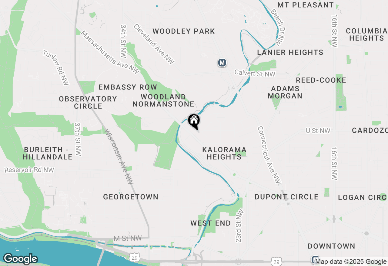 Map of 2539 Massachusetts Avenue Nw, Washington, DC 20008